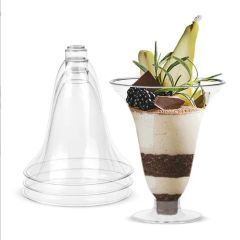 Fancy Shape Disposable Juice Plastic Cups 3oz Cocktail Martini Glass - Image 5