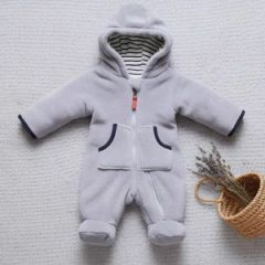 Boys Girls Footie Snowsuit Outwear Coat Outfits Rompers Jumpsuits Overall Kids Baby Clothes - Ningbo Xio Chic Fashion Co., Ltd