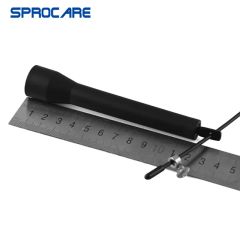 Speed Jump Rope with Ball Bearings Age Adult Weight 85g Color Black Origin China Gender Unisex Model NO. SP-JR57 Handle Material - Image 2