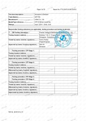 Autoclave IEC certificate from Infitek Co., Ltd.