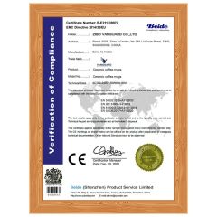 CE certificate of Zibo Vanguard Co.,Ltd – certificate photo, supplier certificates section