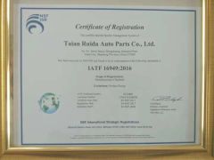 TS16949 certificate from SHANDONG VESTMINT IMPORT AND EXPORT CORPORATION CO., LTD.