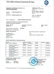 Inspection Certificate (EN 10204 3.2) certificate from EZ Steel Industrial Co., Ltd.