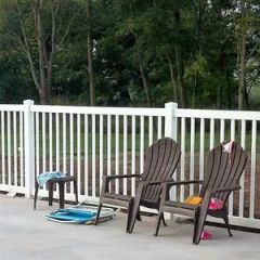PVC Pool and Stair Railing Popupar Style Made in China PVC Railing - Image 5