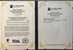 FDA certificate from Xiamen Chengfengxin Industry & Trade Co., Ltd.