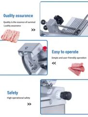 Commercial Grade Fully Automatic Meat Slicer Precision Cutting Machine for Deli Butcher Shops - Image 5