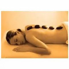 Hot Stone Therapy Therapeutic Focus Marma Points Heating Method Heated Basalt Stones Application Relieve Tension And Soothe Tired Or Painful - Image 1