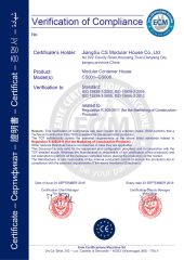 CE Certificate certificate from CS Modular House Co.,Ltd.