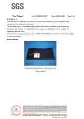 117FR--TEST3 certificate from Wujiang Xianglu Textile Co., Ltd.