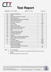 Certificate certificate from Ningbo Jinfeng Imp. & Exp. Co., Ltd.