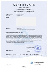 EMC certificate from Hubei Xinwangda Technology Co., Ltd