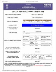 Our Certifications certificate from Inra International