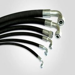 Factory OEM Flexible Rubber Hoses En 856 4sp/4sh High Pressure Steel Hydraulic Hose Fuel Pipes Tubes Hydraulic Hose - Dongying Kende Imp. & Exp. Co., Ltd.