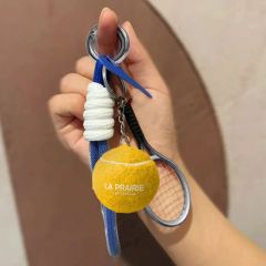 Custom 3D Metal Key Chains Badminton Bowling Golf Table Tennis Baseball Keychain - Image 2