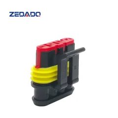 4pin Auto Waterproof Electrical Connector Cable Car Wiring Harness 282088-1 - Wenzhou Zeda Electric Co., Ltd.