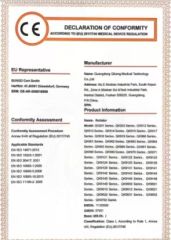 CE Declaration of Conformity (8) certificate from Guangdong Dongjian Medical Technology Co., Ltd.