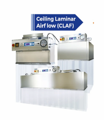 Ceiling Laminar Airflow, For Hospital Color Silver Shape Rectangular Efficiency(%) 99.99% Material Stainless Steel Usage/Application - Image 1
