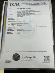 CE certificate of Qinhuangdao Tongyu Building Material Co., Ltd. – certificate photo, supplier certificates section