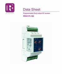 Rish PI 102 Signal Isolator Energy Efficiency High Efficiency Integration Type Motors With Gearboxes Control System Variable Frequency - Image 2