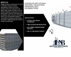 Square Precast Concrete Slabs Size 6 Feet Shape Square Country of Origin Made in India Brand Nexgen Brothers - Image 6