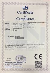 CE certificate certificate from HENAN FINEGO INTERNATIONAL CO., LTD.