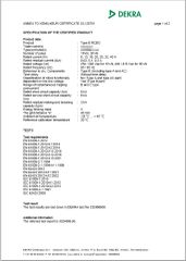 KEMA certificate from Wenzhou Huishang Electric Co. Ltd.