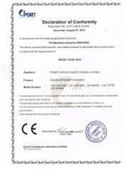 CE for chipper shredder certificate from Ningbo Lizhong Industry Co., Ltd.