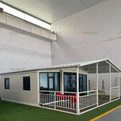 20FT Eco Friendly Expandable Container House with Wooden Sandwich Panels for Hotel Bathroom Suites Luxury Accommodations - Cangzhou Podhive Tech Co., Ltd.