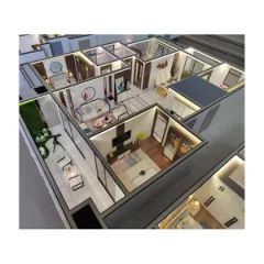 3D Customized Professional Design Apartment Interior Layout Miniature Scale Model - Image 6