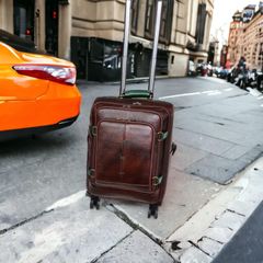 Genuine Leather Trolley Bags - Image 4