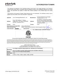 ETL for Toroidal Transformer certificate of Lutou Technology (Shenzhen) Co., Ltd. – certificate photo, supplier certificates section