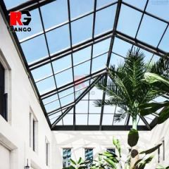 Aluminum Alloy Sunroom Glass House Portable Safety Pyramid Shape Glass Garden Yurt Tent at Low Factory Price - Foshan RANGO furniture Company Limited