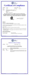 CSA certificate from Fujian Mindong IMP. & EXP. Co., Ltd.