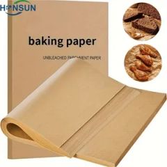 Bakeware Unbleached Paper Sheets Pre Cut Heavy Duty Parchment Baking Paper - Image 4