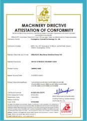 CE-Mixing Tank certificate from Guangzhou Cosmati Technology Co., Ltd