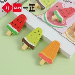 Colorful Fruit Popsicle Erasers for Fun School Supplies - Image 2