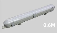 600mm Straight IP65 LED Batten 20W SMD2835 PC Frosted 50000H 5Y CE RoHS - Image 1