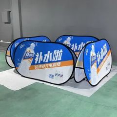 Steel/Iron Tube Frame Floor Standing a Banner Stand for Outdoor Fairs - Foshan Dasi Metal Technology Co., Ltd.