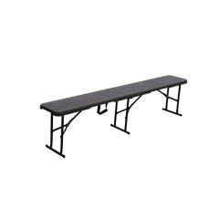 183cm Portable Long Outside Recycled Plastic Picnic Park Benches - Image 6