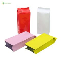 Coffee Packaging Bags with Valve Flat Bottom Zipper Pouch HS Code 3923210000 Usage Coffee Packaging MOQ Quantity 10000 - Image 5