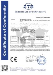 ZTS21092222SCD_Air Compressor_CE_MD_EN ISO 12100& EN 60204-1_Cer certificate of AWLOP TRADING CO., LTD. – certificate photo, supplier certificates section