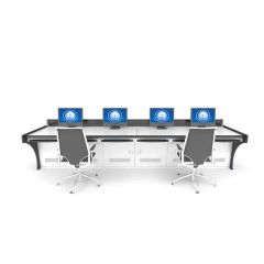 Modern Monitoring Tables Control Room Application Computer Work Desk Console - Image 6