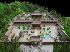 3D High-Quality Ancient Architectural Design Scale Sand Table Model for Display - Image 1