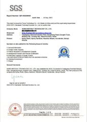 SGS certificate from Wuhan Jiangling Technology Co., Ltd.