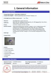 SGS2 certificate from SHIJIAZHUANG QIAZHENG INTERNATIONAL TRADE CO., LTD