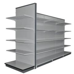 Metal Supermarket Display Shelf Store Equipment Gondola Grocery Retail Racks - Image 5