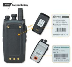 China Radio Communication Lt-16 Professional Two Way Radio OEM Accept Type Handheld Style Handheld Model NO. LT-16 Output Power - Image 4
