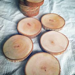 HOT SELLING Eco Friendly Wood Panel Coaster | Natural Smooth Solid Slice Board Bulk Export - Image 5