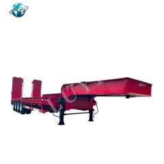 2/3/4 Axles 50/60/80/100 Ton Super-Low Low Bed Trailer Lowbed Semi Truck Trailer Lowboy Loader Price - Shandong Luyi Vehicle Co., Ltd