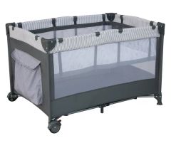 Premium Deluxe Baby Playpen Color Grey Origin China HS Code 9403 Condition New Style American Model NO. H271-1AB Customized - Image 4